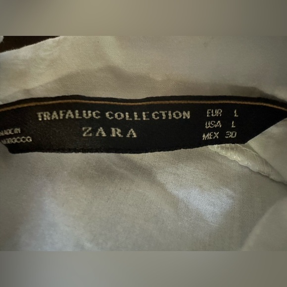 Zara Classic White Button-Down Shirt (908) - Picture 14 of 14